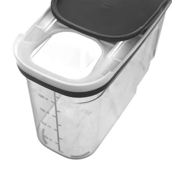 علبة تخزين طعام من فولى لايف، 1.8 لتر، BNM-0650 - أسود